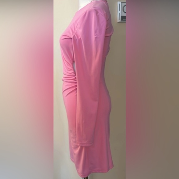 Zara Pink Cut-Out Dress - Picture 8 of 11